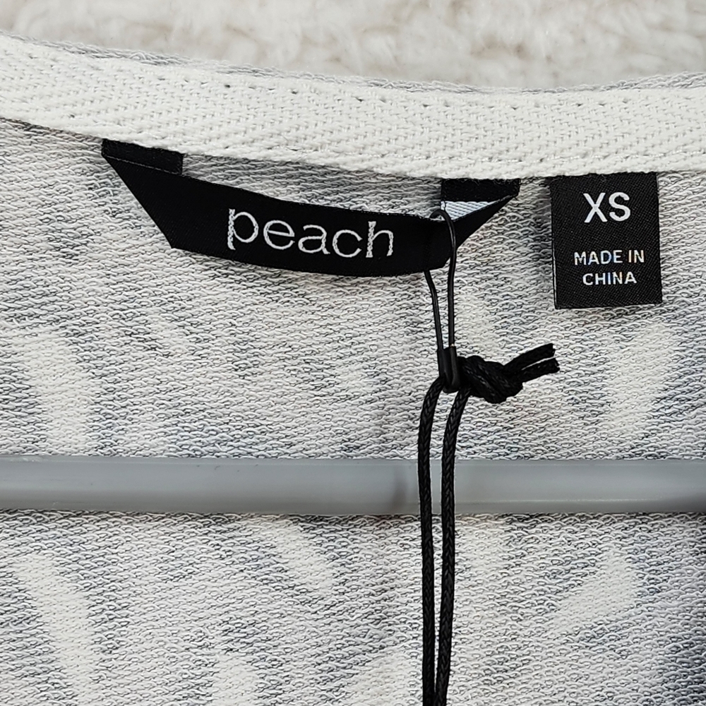 Peach Women's Leopard Print Palmer Hoodie - XS - Picture 4 of 9